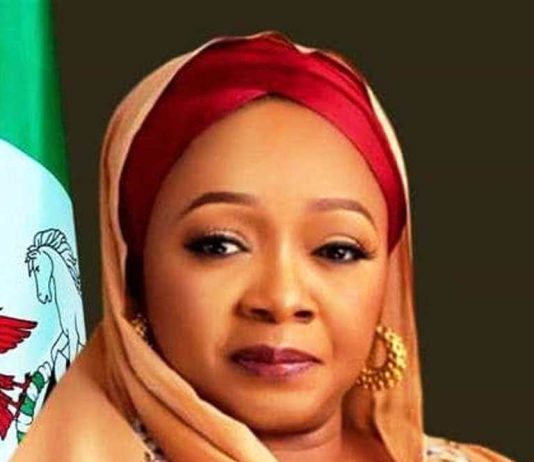 Hon. Minister of Women Affairs and Social Development Hajiya Imaan Suleiman-Ibrahim fsi,