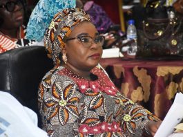 Acting National Coordinator SERVICOM Presidency , Mrs. Helen Lawal during the Service Charter launch of National Automotive Design and Development Council