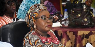 Acting National Coordinator SERVICOM Presidency , Mrs. Helen Lawal during the Service Charter launch of National Automotive Design and Development Council