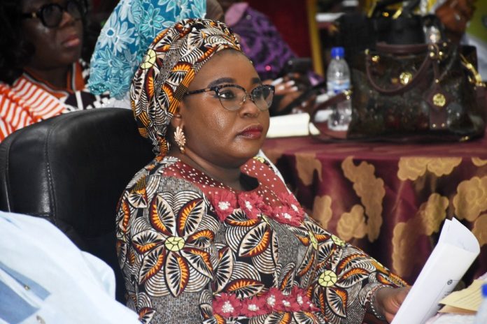 Acting National Coordinator SERVICOM Presidency , Mrs. Helen Lawal during the Service Charter launch of National Automotive Design and Development Council