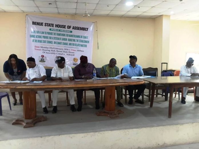 Benue Assembly Holds Public Hearing Benue Assembly Holds Public Hearing On Climate Change Bill, Seeks Stakeholders’ Input