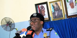 Commissioner of Police Delta State Police Command CP. Aina Adesola