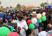 Bernard Doro Leads Commissioning of Water Treatment Plant, 600 Shelters for IDPs in Naka