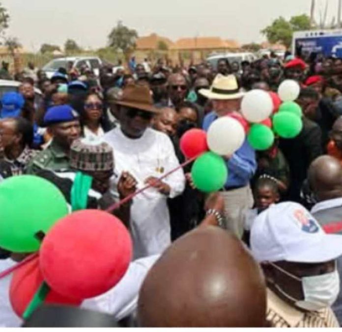 Commissioning of Water Treatment Plant2 Bernard Doro Leads Commissioning of Water Treatment Plant, 600 Shelters for IDPs in Naka