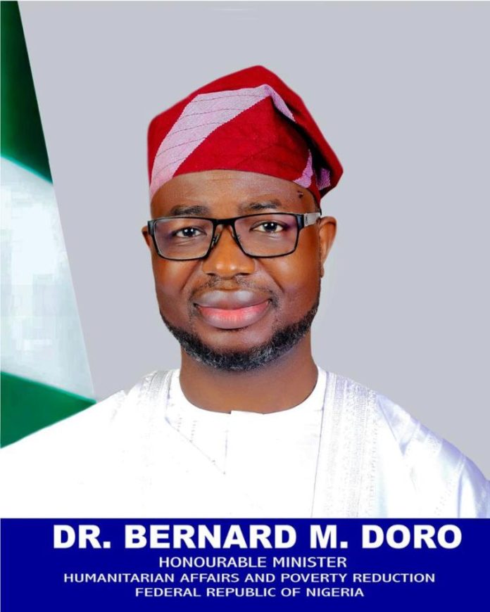 Honourable Minister of Humanitarian Affairs and Poverty Reduction, Dr. Bernard M. Doro