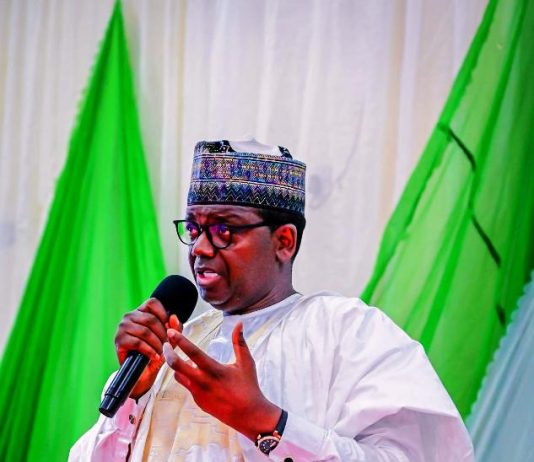 Honourable Minister of State for Defence H.E. Dr. Bellow Matawalle MON