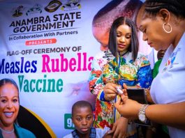 Mrs Soludo Flags Off Measles-Rubbela Vaccination Programme In Anambra