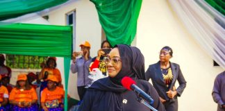Honourable Minister of Women Affairs and Social Development, Imaan Sulaiman-Ibrahim fsi
