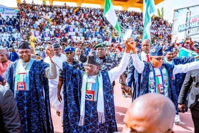President Tinubu Receives Governor Agbu Kefas President Tinubu Receives Governor Agbu Kefas Into APC, Pledges Development Tie With Taraba