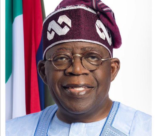 His Excellency, Asiwaju Bola Ahmed Tinubu, GCFR, President and Commander-in-Chief of the Armed Forces, Federal Republic of Nigeria