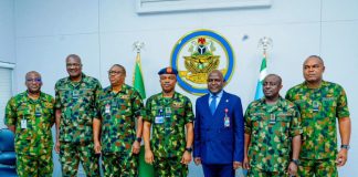 Permanent Secretary, Ministry Of Defence Visits Air Force Headquarters