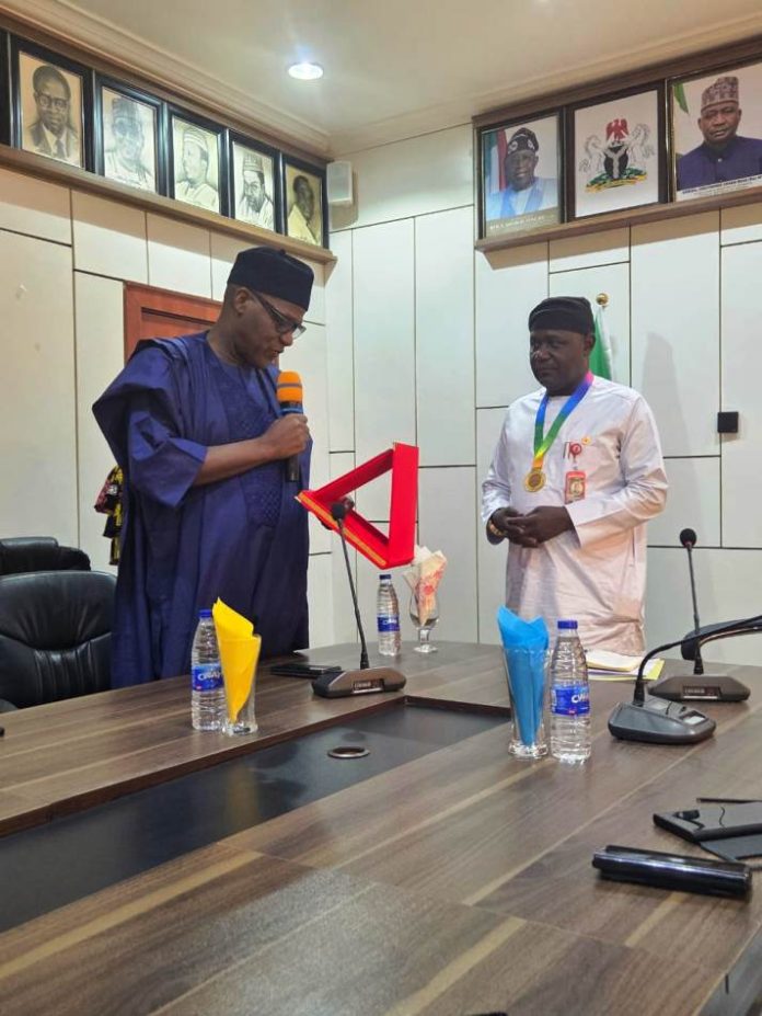 Award of Ambassador of Fair Play Defence Minister receives Award of "Ambassador of Fair Play"