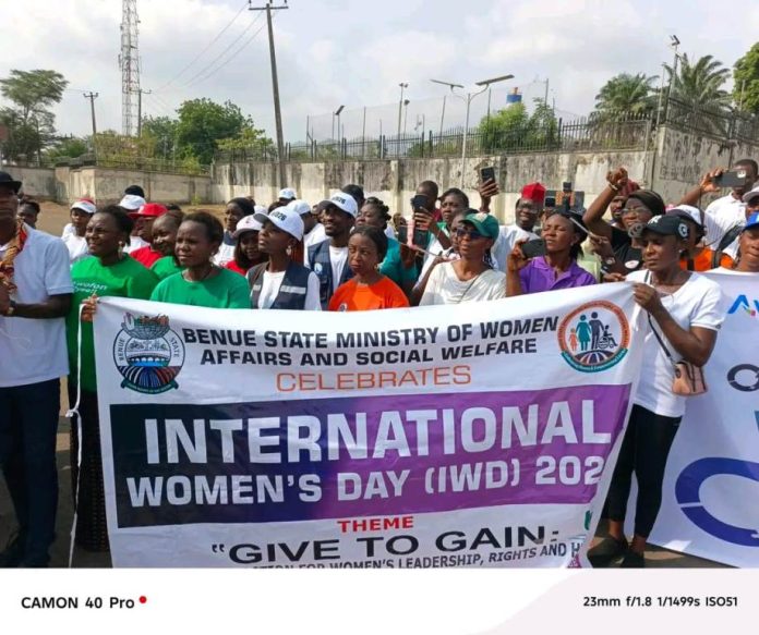 Emberga Assures Benue Women of Gender-Friendly Laws at 2026 International Women’s Day Rally
