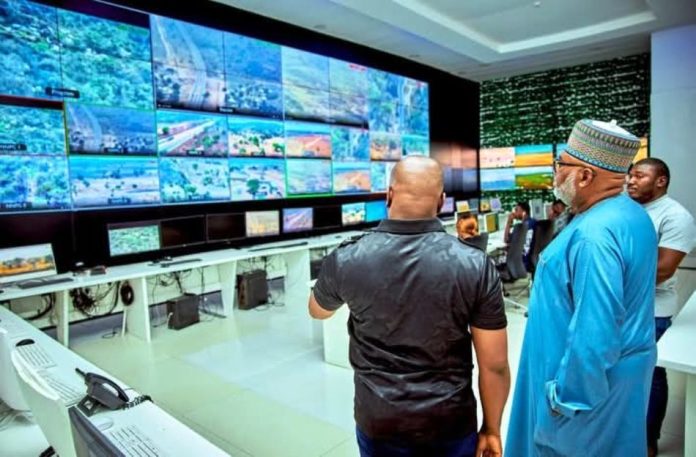 The Honourable Minister Of State, Ministry Of Regional Development, H.E. Uba Maigari Ahmadu, the Chairman Of EIB Group, Dr. Bright Echefu in a tour of a multi-billion naira security facilities located at Idu industrial area of Abuja.