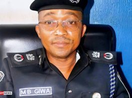 Commissioner of Police, Enugu State Police Command, Mamman Bitrus Giwa