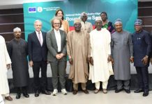 From left. A delegation from German Agency for International Cooperation, Dr. Markus Wagner: Head of Cooperation, Delegation to the EU, Mr Massimo DeLuca: Deputy Chief of Staff to the President office of the Vice President, Senator Ibrahim Hadejia: Minister for Housing and Urban Development, Ahmed Musa Dangiwa: Director General NDE, Silas Agara and SSA to the President, office of the Vice President, Head of Delivery, Mr. Akubo Adegbe during the launch of the National Skills and Industry Alignment Roundtable Series (Q1 2026).