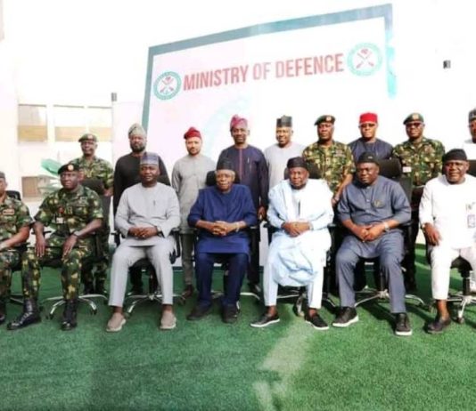 Gov Kefas, Gov Fintiri, TY Danjuma Strengthen Federal–State Security Collaboration