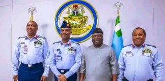 Gov. Kefas Engages Air Force Leadership, Seeks Enhanced Surveillance and Rapid Response Support
