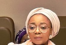 Honourable Minister of Women Affairs and Social Development Hajiya Imaan Ibrahim Suleiman l