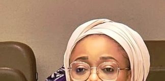 Honourable Minister of Women Affairs and Social Development Hajiya Imaan Ibrahim Suleiman l