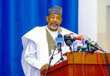 Prices Of Essential Food Commodities Have Dropped By 50% Nationwide- Kyari The Minister of Agriculture and Food Security, Sen Abubakar Kyari and dignitaries during the Ministry’s quarterly citizens and stakeholders engagement session.