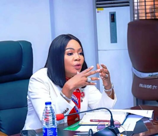 Minister of State for Labour and Employment, Dr. Nkeiruka Onyejeocha