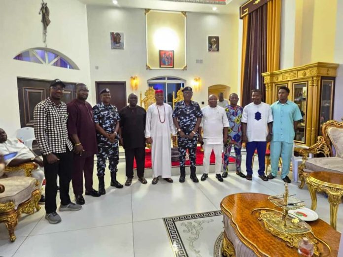 Ozoro Incident: CP Aina Adesola Leads Strategic Visit To Ozoro Monarch: Engages Stakeholders, Reaffirms Commitment To Justice