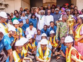 Umahi Celebrates FEPSGA 2025 Victory, Dedicates Trophy, Gold Medal To President Tinubu