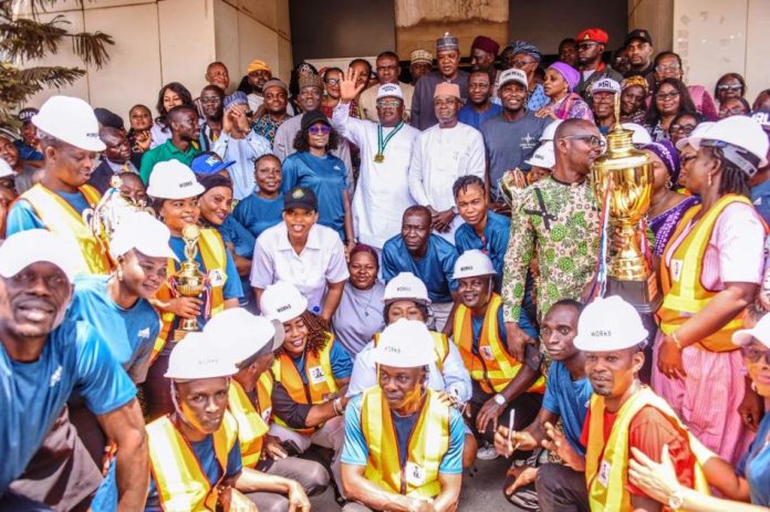 Umahi Celebrates FEPSGA 2025 Victory, Dedicates Trophy, Gold Medal To President Tinubu