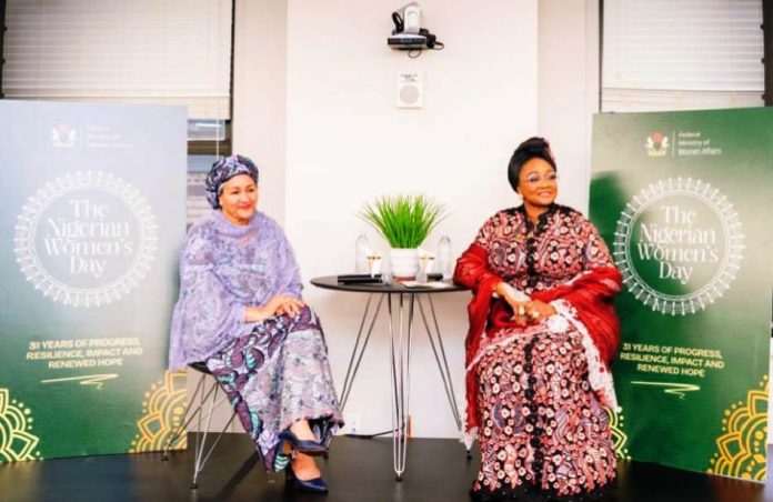 Women Affairs Minister Imaan Suleiman-Ibrahim Honoured By U.N. DSG Amina J. Mohammed With Presence As The Ministry Hosts Second Edition Of Nigerian Women's Day At CSW70 In New York