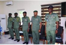 Army Commander Decorates Five Newly Promoted Officers in Benin