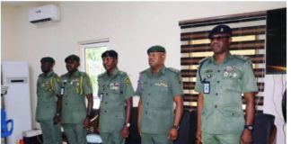 Army Commander Decorates Five Newly Promoted Officers in Benin