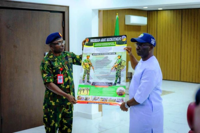 Army Recruitment Army Recruitment: Okpebholo Leads Sensitisation Campaign, Urges Edo Youths to Apply