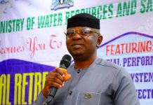 Honourable Minister of Water Resources and Sanitation, Engr. Prof. Joseph Terlumun Utsev, FNSE,
