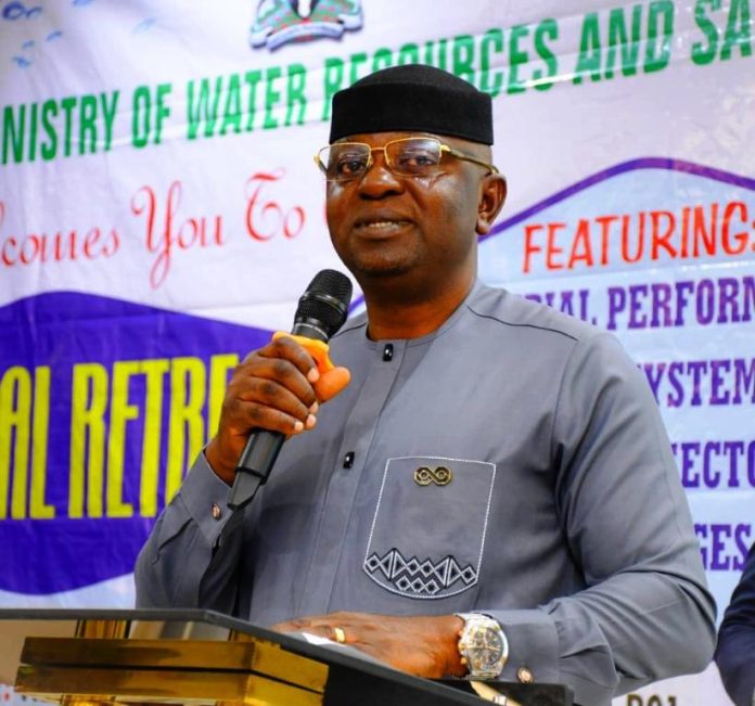Honourable Minister of Water Resources and Sanitation, Engr. Prof. Joseph Terlumun Utsev, FNSE,
