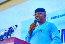 Honourable Minister of Water Resources and Sanitation, Engr. Prof. Joseph Terlumun Utsev, FNSE,