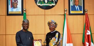 L -R, Hon.Minister of Humanitarian Affairs and Poverty Reduction Dr. Bernard M.Doro and Deputy Governor of Akwa Ibom State Sen. Akon Eyakenyi during the Hon. Minister's Ministerial Visit to Akwa Ibom State