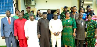 Pheelangwah Visits Headquarters Of Defence Health Maintenance Limited (DHML)