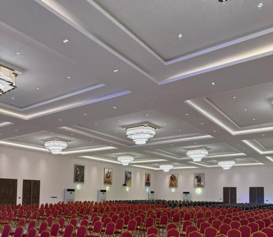 Vice President Kashim Shettima  Commission World Class Banquet Hall in Kaduna