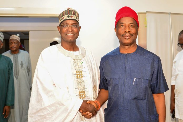 The Honourable Minister of Livestock Development, Idi Mukhtar Maiha, in a strategic engagement with the leadership of the Poultry Association of Nigeria (PAN), led by its President, Sunday Ezeobiora, on Monday 27th April, 2026, reinforcing ongoing Federal Government efforts to stabilise price poultry products nationwide.