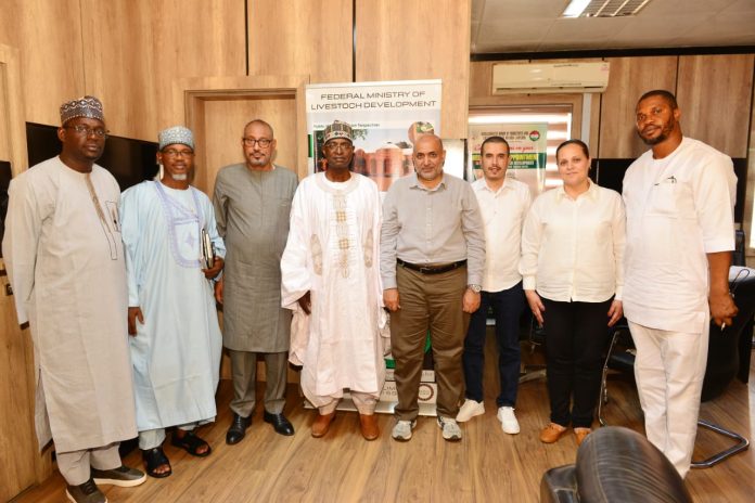 The Honourable Minister of Livestock Development, Idi Mukhtar Maiha, on Monday 27th April 2026, received a delegation from Omrantech Trading Company (Saudi Arabia) and Baba Frayo Investment Ltd for strategic discussions on investment and offtake opportunities in Nigeria’s red meat and agricultural value chain.