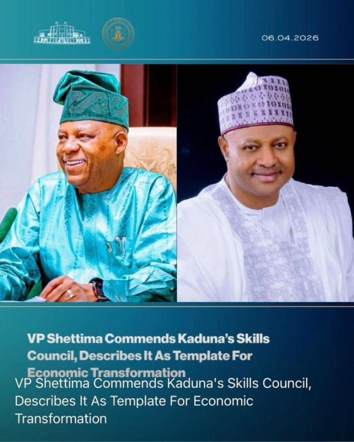 VP Shettima Commends Kaduna's Skills Council, Describes It As Template For Economic Transformation
