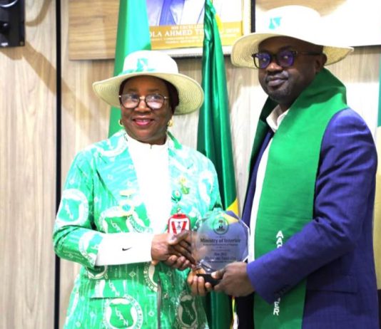 Minister of Interior Receives LGAN, Commends Role in National Development