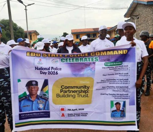 National Police Day 2026: Edo Command Holds Walkathon to Promote Fitness and Community Engagement