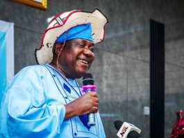 Secretary to the Government of the Federation (SGF) Sen. George Akume CON addressing the members of Renewed Hope Fulbe Campaign Organisation (RHFRCO) when he received them in his office in Abuja.