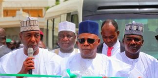 VP Shettima Commissions New Borno Governor’s Office Complex, Clinic, four others