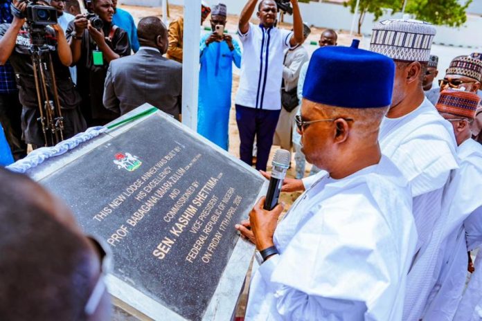 VP Shettima Commissions Multibillion Naira Lodge, Clinic, Others In Maiduguri