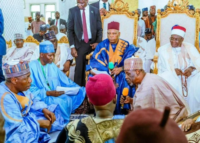 VP Shettima leads Speaker Abbas, others to wedding of Zulum’s children