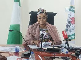 Honourable Minister of Women Affairs and Social Development, Hon.Imaan Sulaiman-Ibrahim