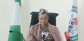 Honourable Minister of Women Affairs and Social Development, Hon.Imaan Sulaiman-Ibrahim
